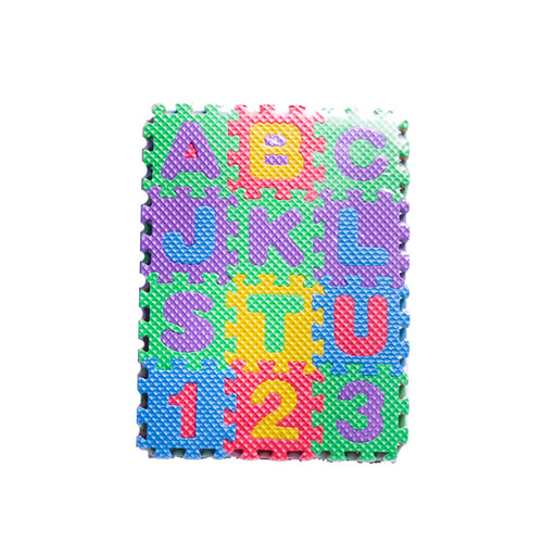 36-piece digital puzzle eva English alphabet children's educational toys kindergarten gift flat foam puzzle 6cm