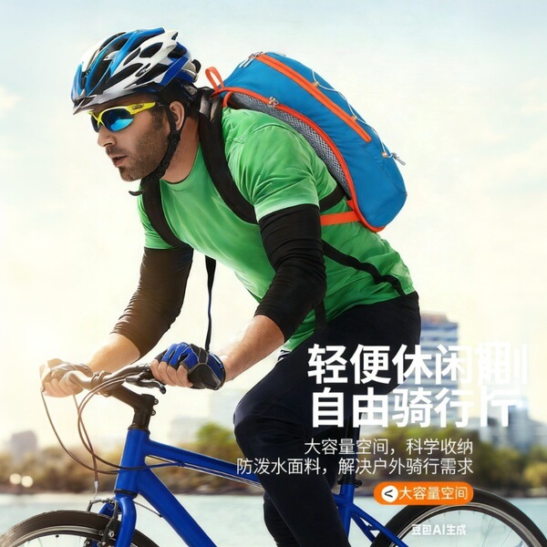 Sports off-road travel bag for cycling