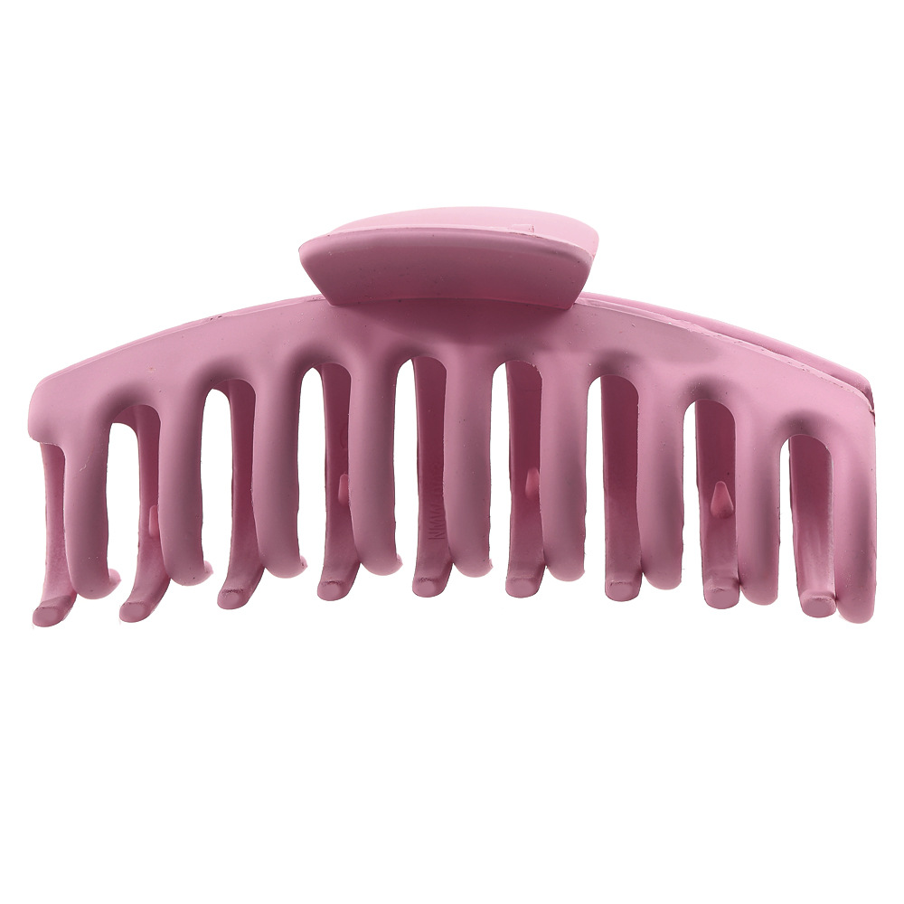 Women's Vintage Style Geometric Solid Color Plastic Resin Stoving Varnish Hair Claws display picture 4