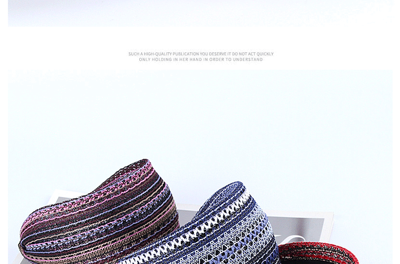 Ethnic Style Geometric Cloth Hair Band display picture 4