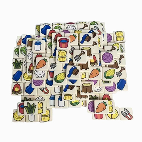 Same-style Sheep Game Mahjong Creative Card Pattern Stickers Party Board Game Playing Cards