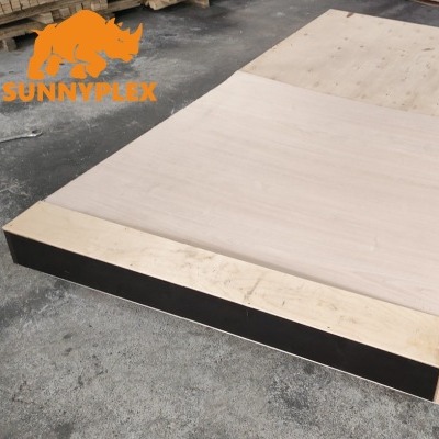 Tablero laminado de encofrado de construcción Suministro directo de fábrica Tablero de madera del sitio Tablero de madera contrachapada Tablero multicapa