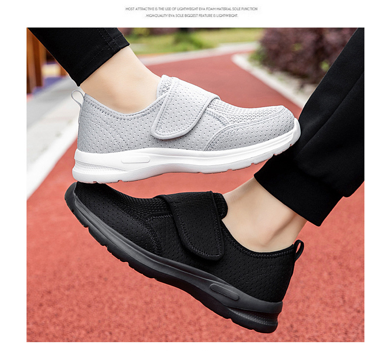 Cross-Border Hot-Selling Summer For Men And Women, Wide Version With Velcro, Breathable Mesh Sports Shoes, Lightweight_vogvips.com