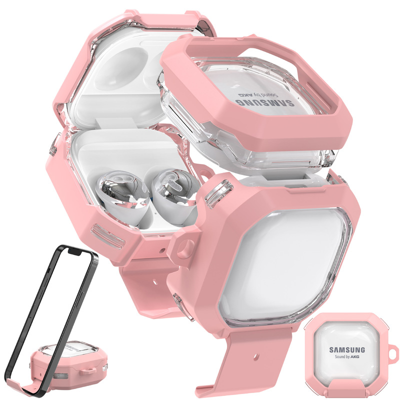 适用三星Galaxy buds蓝牙耳机套Buds 2proliveFE透明碳纤维保护套|undefined