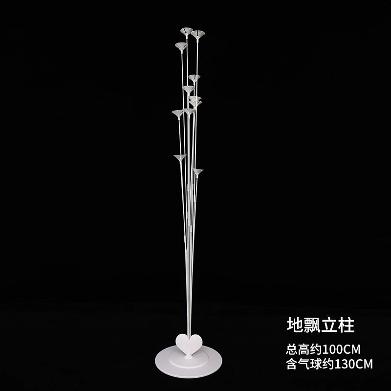 Accesorios de globo bomba de aire empujada a mano / columna de decoración / dispensador de pegamento / pegamento sin rastro / gancho adhesivo