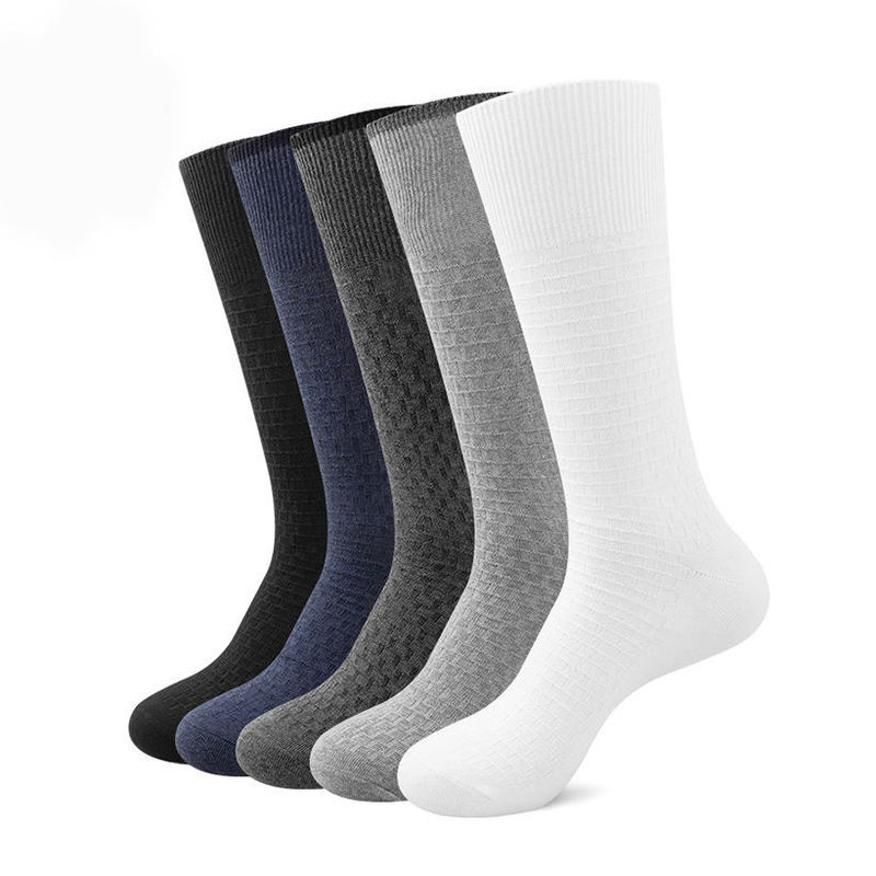 High-Quality Combed Cotton Men's Formal Business Socks Above the Calf, Men's Business Socks High-Quality Combed Cotton Men's Formal Business Socks Above the Calf, Men's Business Socks