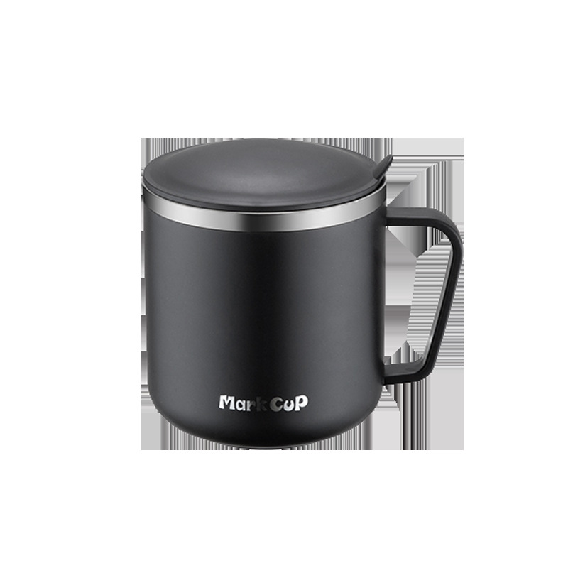 304 taza de acero inoxidable con tapa de oficina taza de agua taza de regalo taza de bebidas de aislamiento térmico