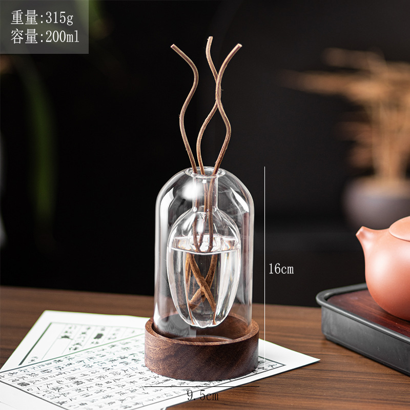 Botella Difusora de Aromaterapia Sin Fuego de Vidrio de Borosilicato para Dormitorio