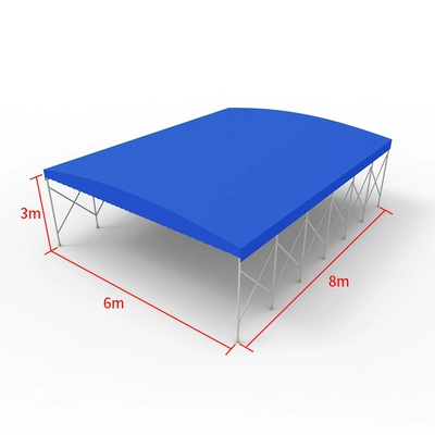Sunshade, Food Stall Tent – Avtomobil yan çətirləri - length-8m-width-6m-height-3m-frame-top-cloth-see-description-for-size