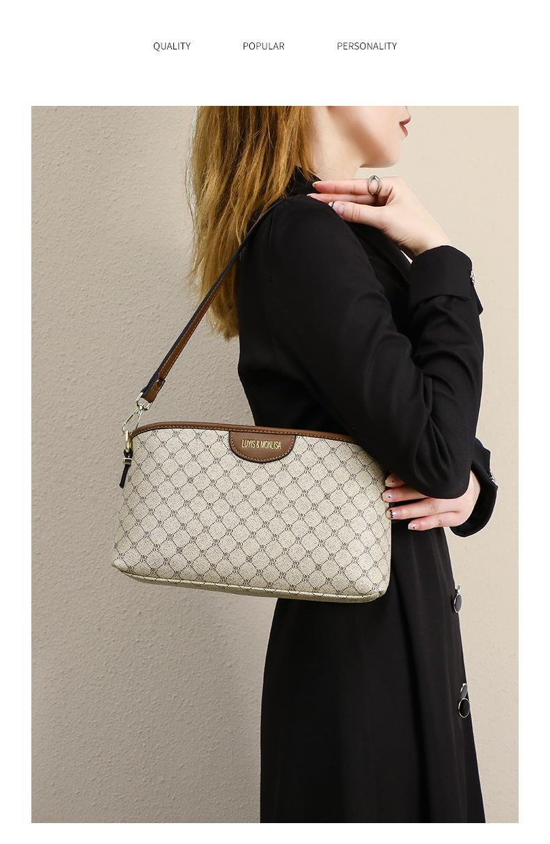 Fashionable Shell Shoulder Bag For Women Patterned Crossbody Bag_voghion.com