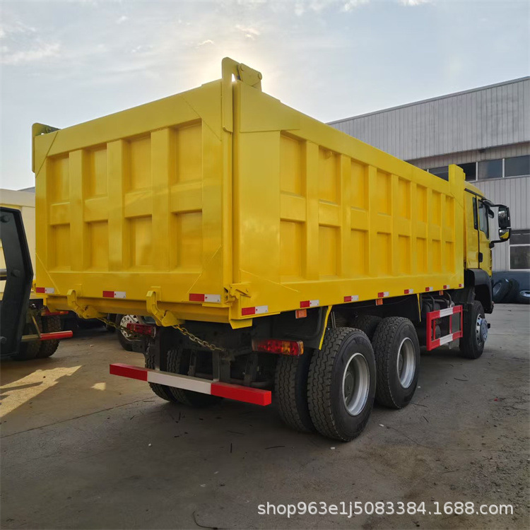 Rear Eight-Wheel Large Pump Direct Injection Dump Truck Rear Eight-Wheel Dump Truck 60cm Sideboard Standard Container Semi-Trailer
