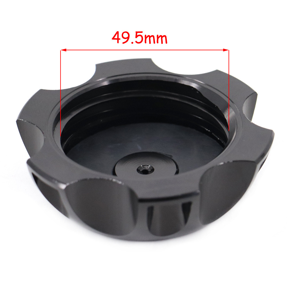 Off-Road Motorcycle Gasoline Fuel Tank Cap Aluminum Fuel Tank Cap with Breather Valve Gasoline Fuel Cap with Synchronous Hose