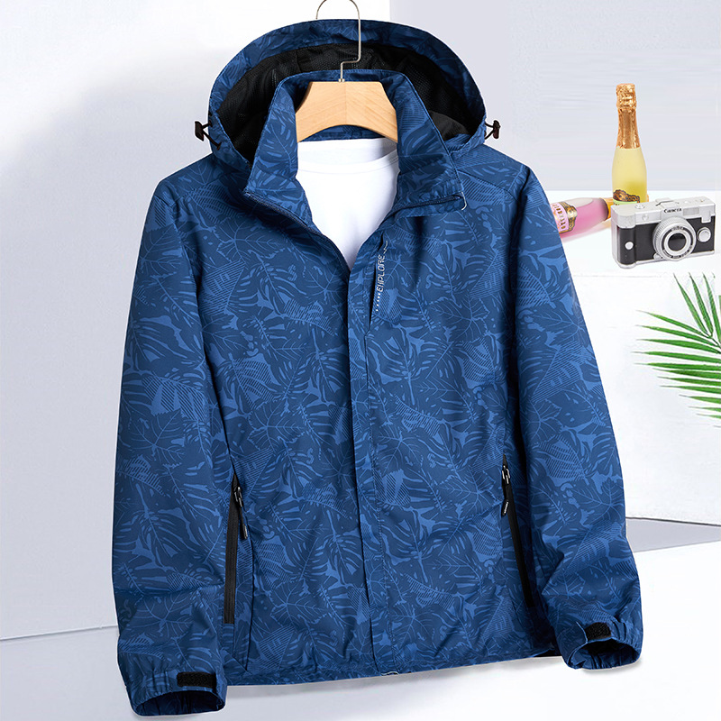 Hombres y mujeres 3 - en - 1 revestimiento delgado desmontable a prueba de viento impermeable al aire libre tibetano pareja trajes de montaña otoño invierno