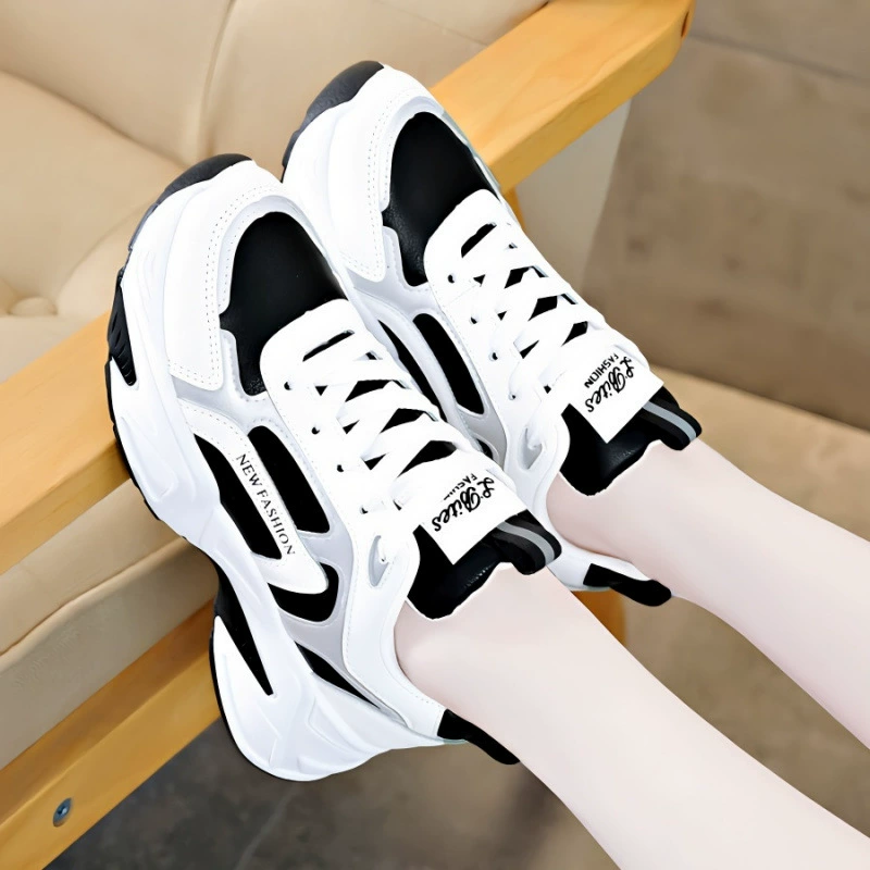 Новые модные женские кроссовки для студенток весна 2025, универсальные белые кроссовки для бега