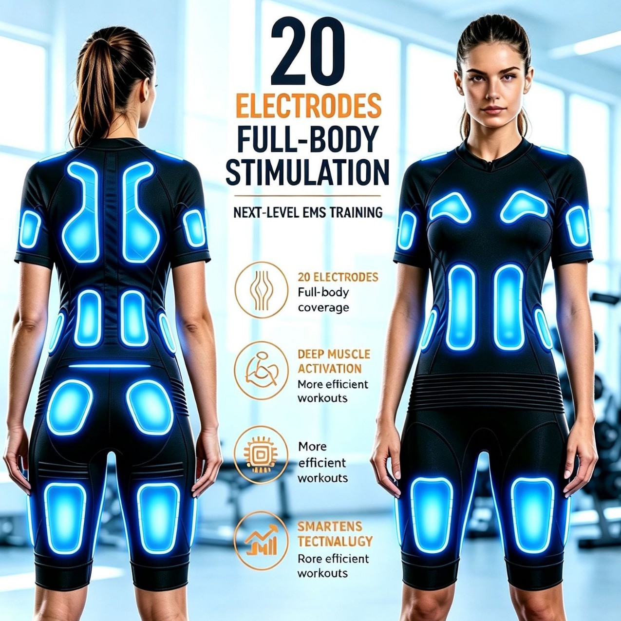 Ropa de fitness con microcorriente EMS, ropa de entrenamiento de yoga con IA, ropa de rehabilitación, ropa para fortalecimiento vaginal, pantalones íntimos Kegel, moldeadores de cuerpo