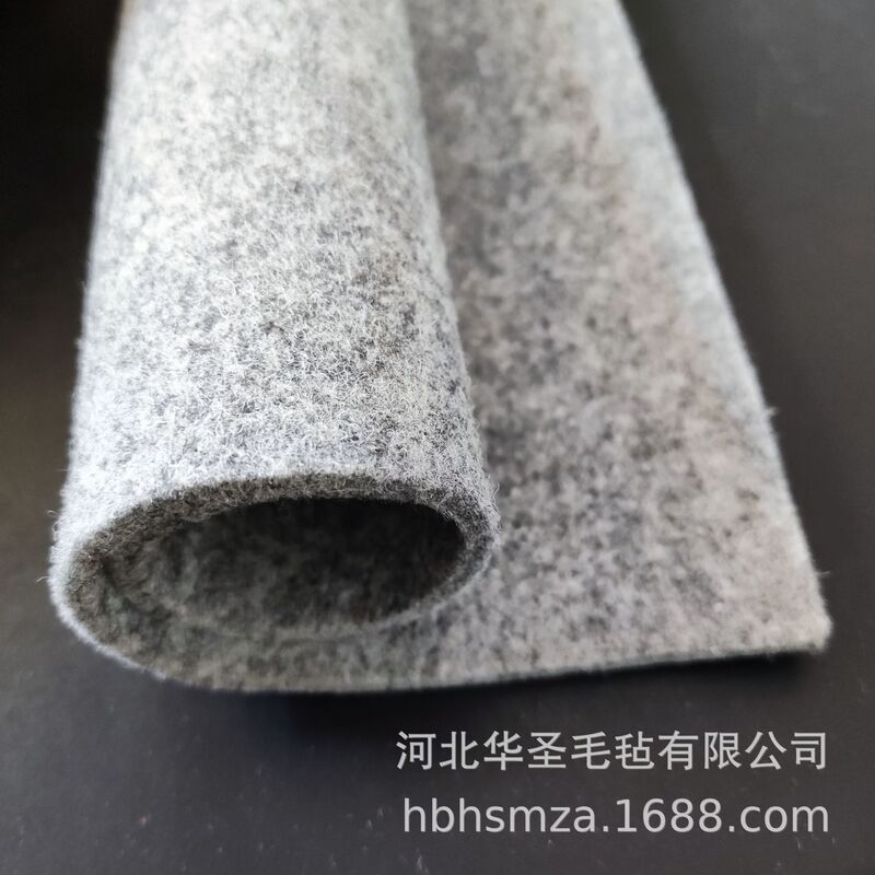 In stock 3.5mm melange gray khaki wool polyester blended felt shoes composite soft acupuncture wool felt In stock 3.5mm melange gray khaki wool polyester blended felt shoes composite soft acupuncture wool felt