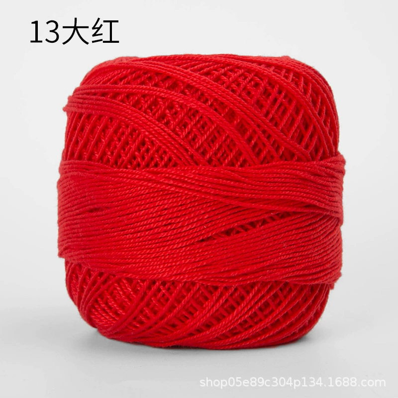 Шёлковая crochet нить шарики, 3 размера, разноцветная пряжа для вязания сумок и крючком