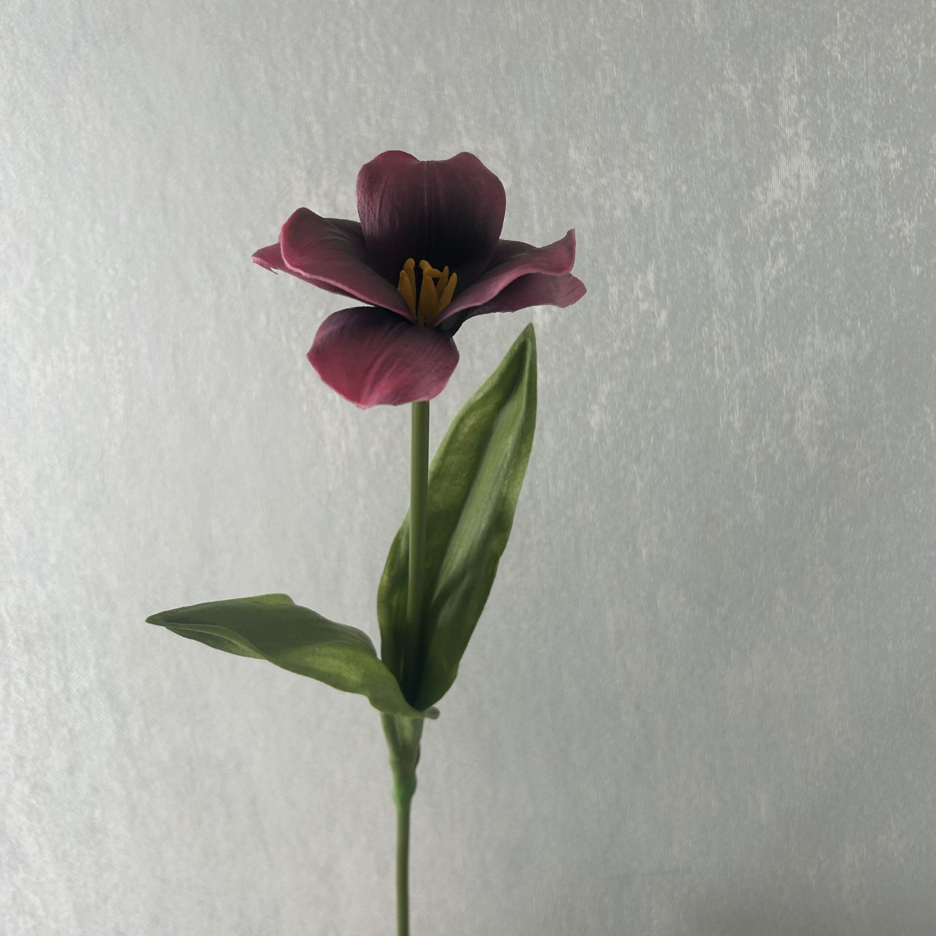 Venta al por mayor luz de lujo pu abierto gran flor tulipán boda hogar Decoración suave diseño novia con flor Accesorios