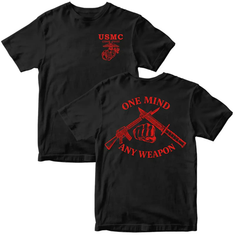 Cross-Border European Size Men's Usmc Fight Club T-Shirt & Hoodie - Premium Unisex