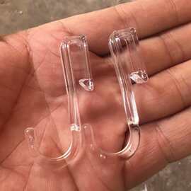 透明塑料挂钩收纳盒卡扣式多功能Z型钩卡夹扁条架挂物钩S钩挂衣钩