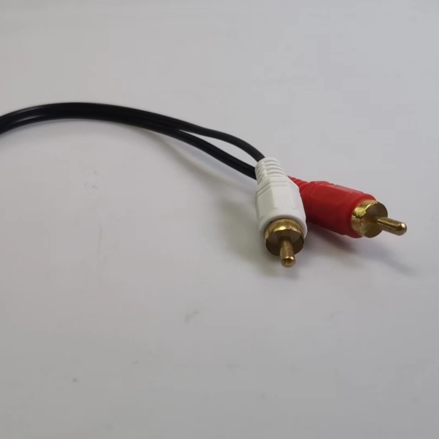 One -to -two audio cable DC3.5 mother -to -RCA audio cable one -to -two RCA bus dc3.5 mother audio extension 4