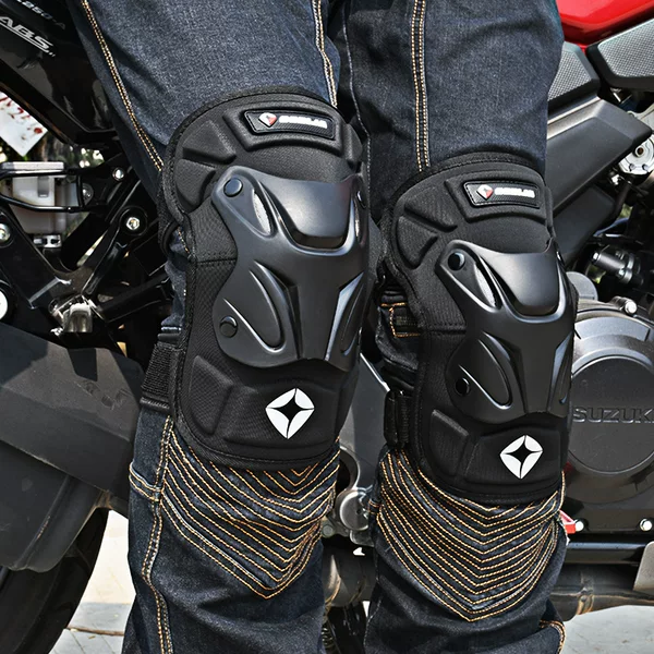 Pp Shell Knee Pads, Elbow Pads, Protective Gear Four-Piece Set for Sports, Outdoor Cycling, Off-Road, Road, Mountain, Wear-Resistant, Anti-Fall, Anti-Slip