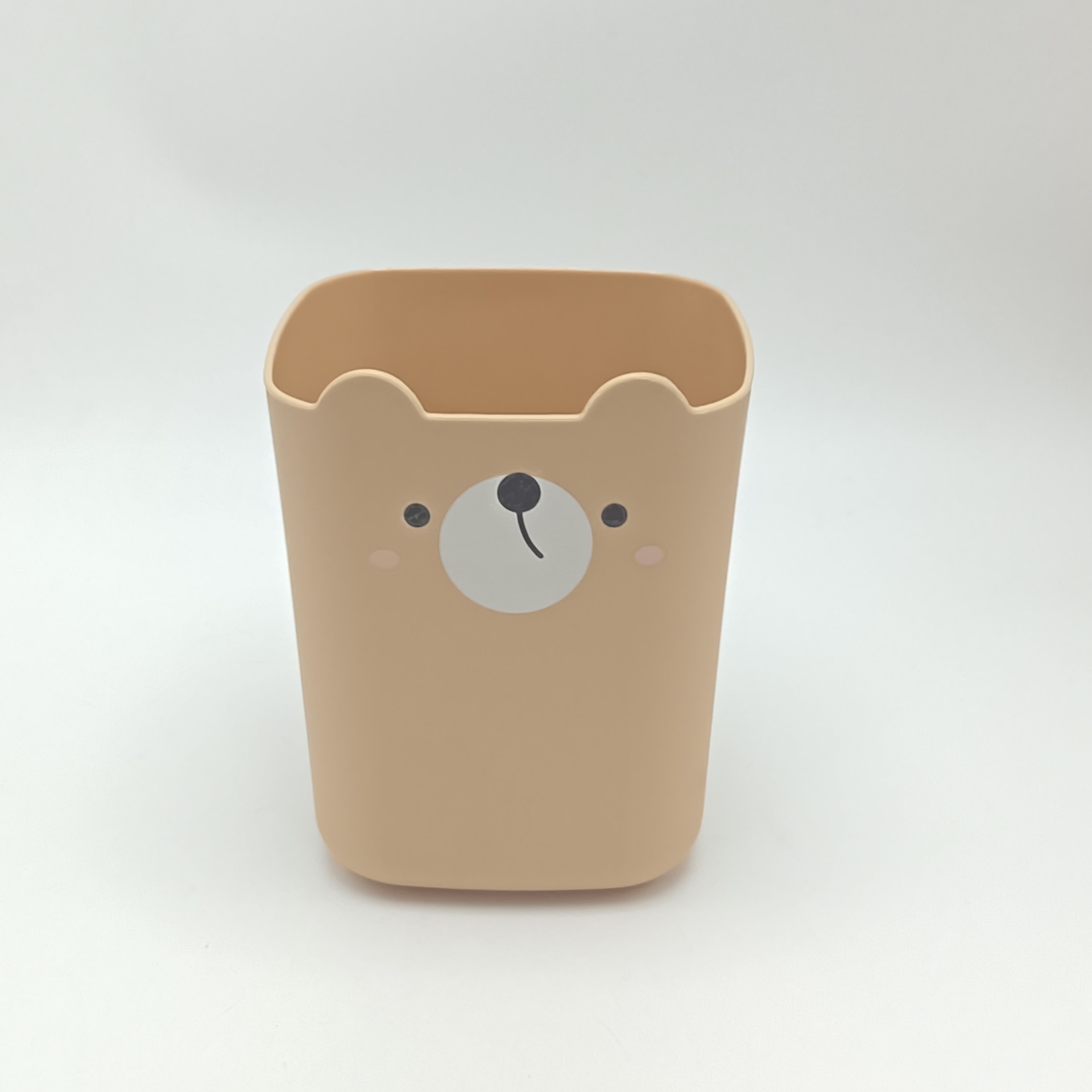 곰 사각 펜홀더 S사이즈 9×9×11 카키