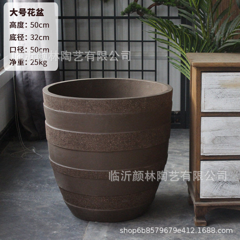 Grandes macetas de cerámica de gran calibre maceta de cerámica maceta de cerámica maceta de cerámica maceta de gran tamaño maceta de árboles paisaje maceta de gran tamaño maceta de gran tamaño