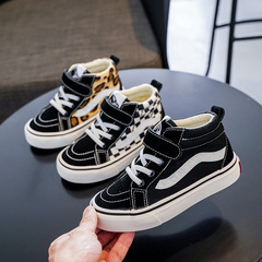 Korean Children's Canvas Shoes for Girls 2024 Spring and Autumn New Style for Boys Baby Fabric Shoes for Middle and Older Children Fashion Board Shoes