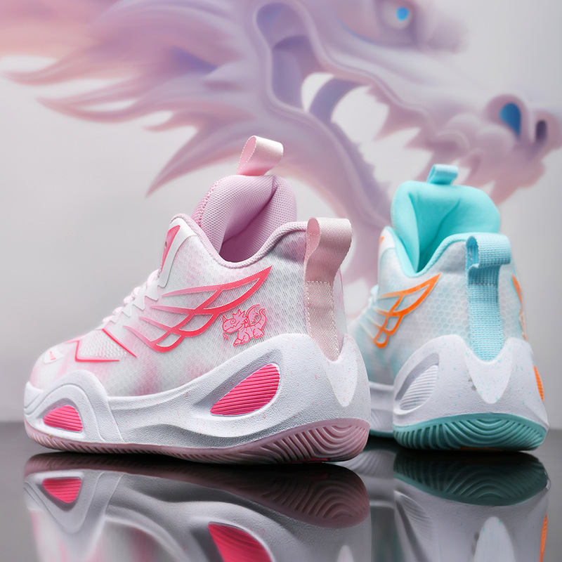 Yuanyang Basketball Shoes for Men and Women Couples 2025 Summer New Outdoor Fashion Casual Sports Shoes Non-Slip Trendy Shoes