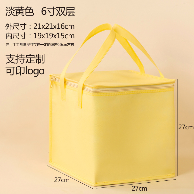 Bolsa de aislamiento térmico de costura de camión personalizada de algodón de perla grueso de gran capacidad de fruta bolsa de preservación de frutos ecológicos bolsa de refrigeración de distribución fresca image 40