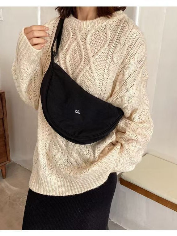 ALO クロスボーダー クロスボディ 餃子バッグ カジュアル 多機能 調節可能 男女兼用 脇の下 ナイロンバッグ ポータブル|undefined