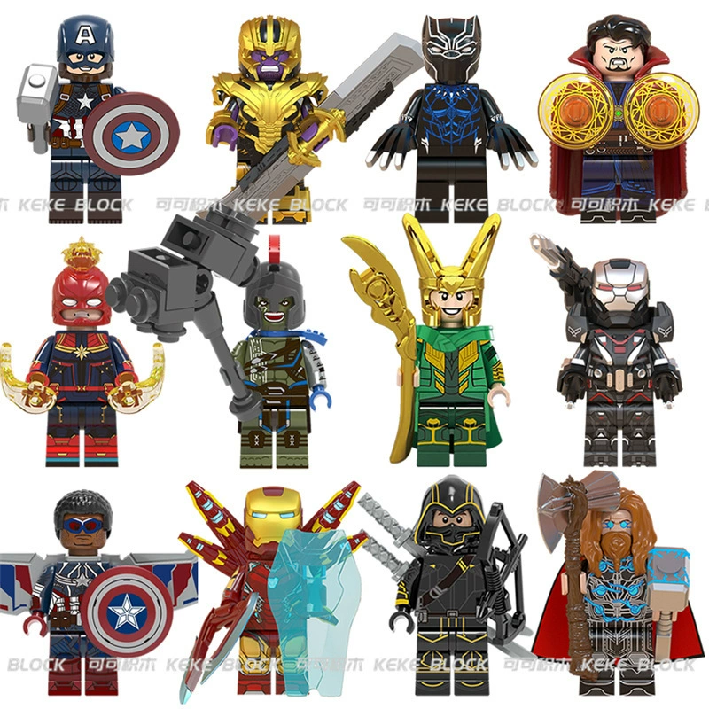 DC, герои, конструктор, минифигуры, Человек-паук, Marvel