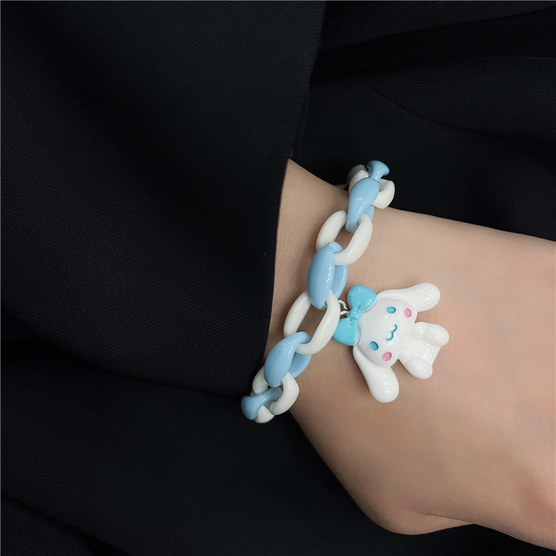 Cartoon Style Rabbit Geometric Alloy Plastic Resin Womenu0027S Bracelets 1 Piece