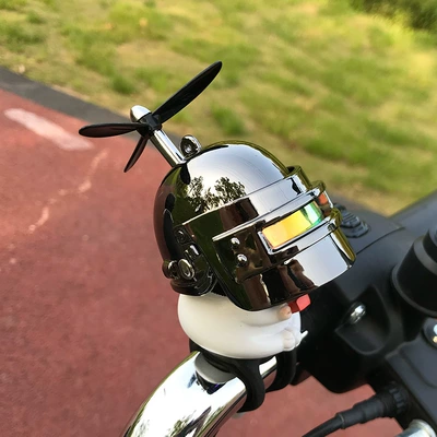 Car ornaments: Ornaments Motorcycle Electric Battery - strap-style-black-bamboo-gray-three-stage-head-kitten
