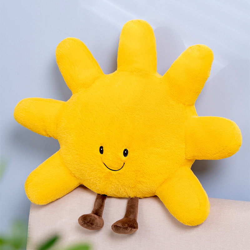 Amuseable transfronterizo pequeño sol almohada juguetes de peluche luna nube almohada muñeca muñeca