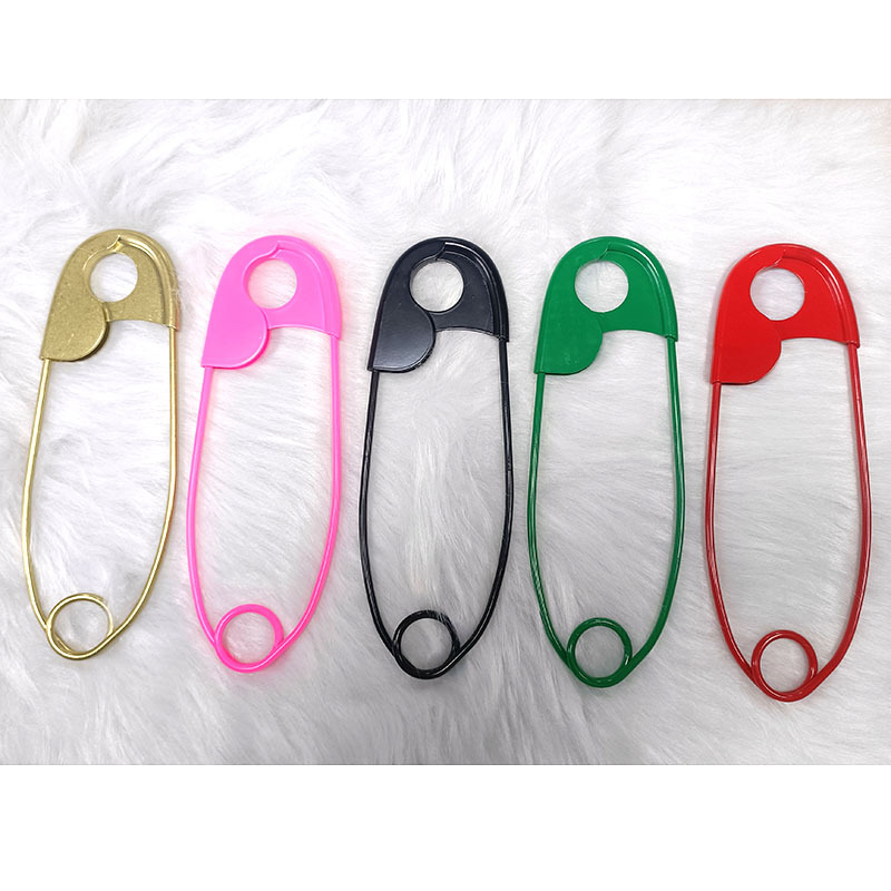 Extra-Large Lacquered Macaron-Colored Pin Brooches, Decorative DIY Accessories for Bags and Handbags, Wholesale Pin Accessories