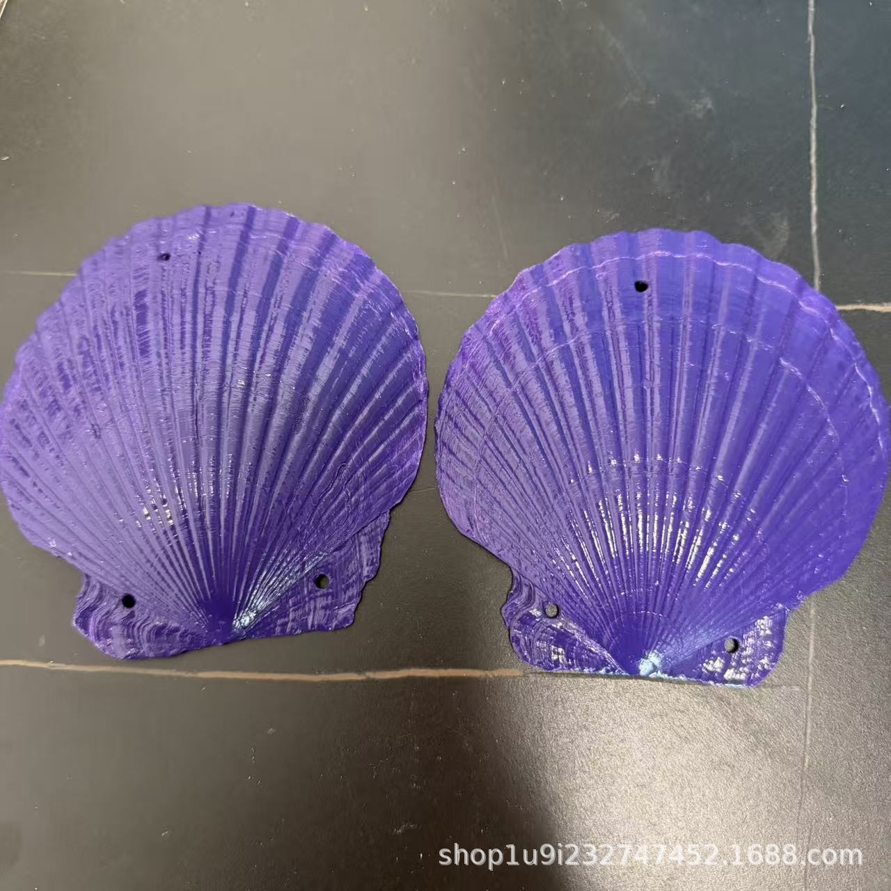 보라색 3구멍 10- 12cm (2개 들이 팩)
