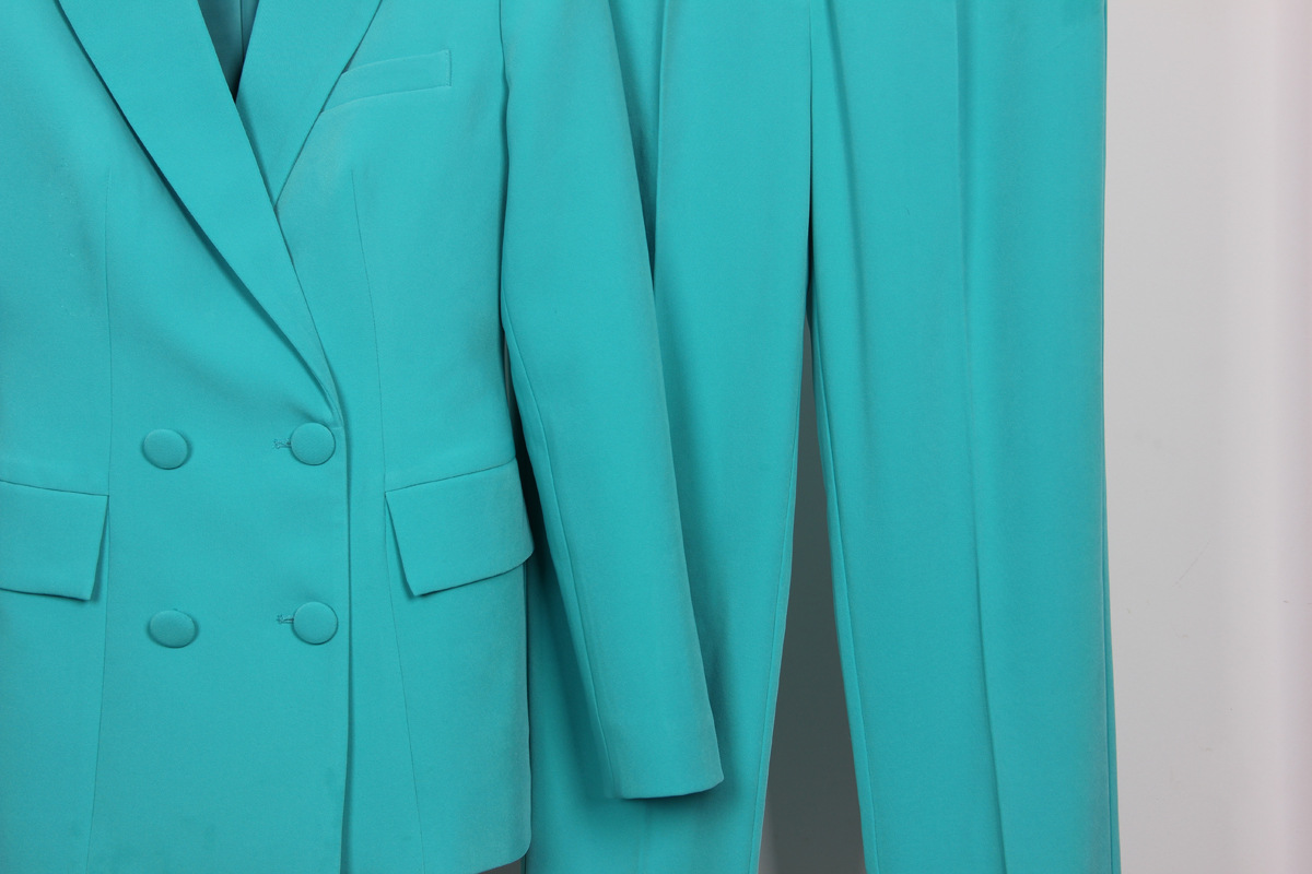 Outfit Ideas  Jade Green Aesthetic Blazer Wide Leg Pants Outfit 3-pie –  3rdpartypeople