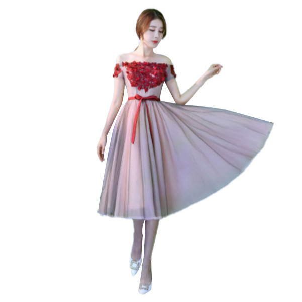 Evening dress, short mini-skirt, for bridesmaid 5