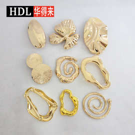 厂家直销合金装饰扣服装辅配搭短袖连衣裙机绣
