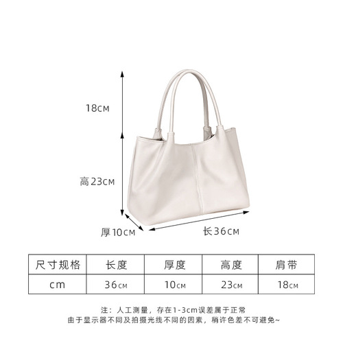 This year's popular tote bag for women 2024 Japanese and Korean ins niche large capacity daily commuting shoulder bag class school bag