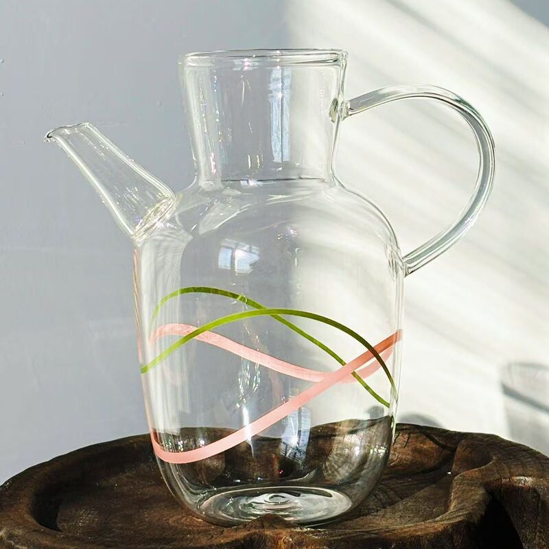 High Borosilicate New Chinese Style Imitation Song Teapot Large Capacity Glass Teapot 500 ml Water Injection Kettle for Household