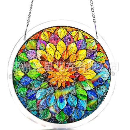 Colorful Birds of Spring Sun Catchers Window