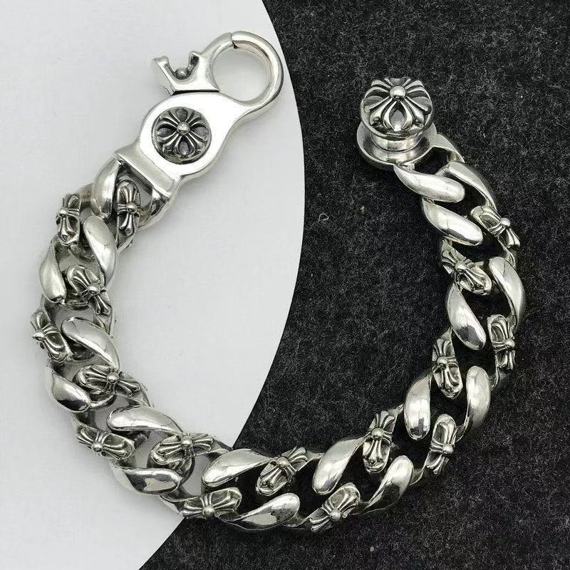 68g Weight Bracelets Classification Copper Hip-Hop Retro Solid Color Bracelets