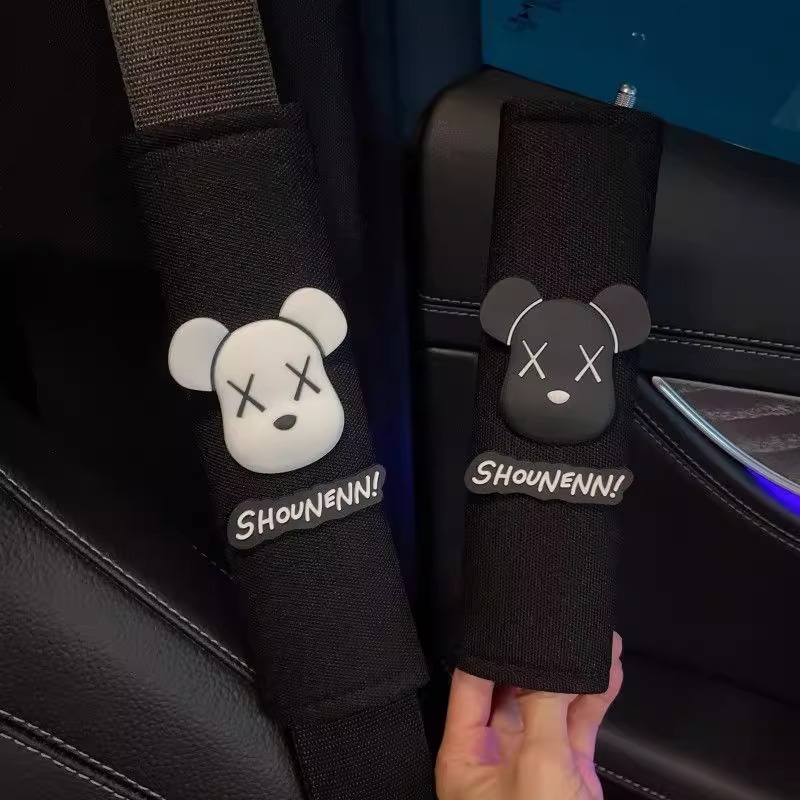 Funda Protectora de Hombro para Cinturón de Seguridad de Coche de Seda de Hielo Anti-estrangulamiento para Automóvil image 2