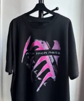 WHO CARE ретро энциклопедия Nine Inch Nails 9inch Nail Metal Rock Повседневная футболка с короткими рукавами