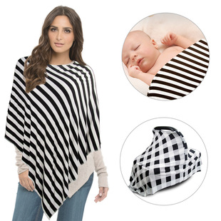 Pregnant women Nursing Nursing towel out striped anti-exposure cover breast-feeding cover breast-feeding clothing baby push cover