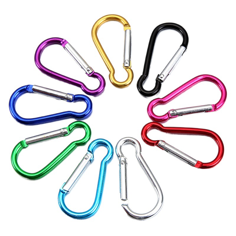 Factory sales No. 5 mountaineering buckle gourd-type climbing buckle mountaineering hook outdoor bag hanging buckle hook earphone cover supporting