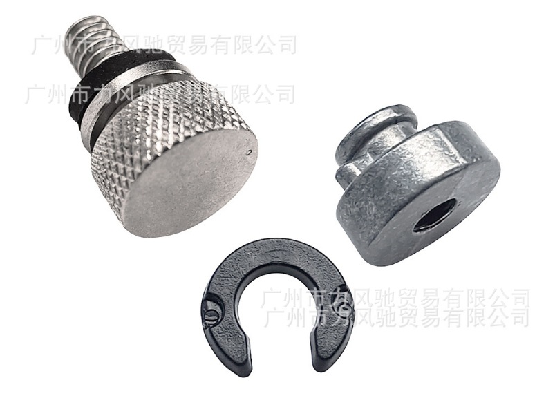Tornillos de plata + tuercas